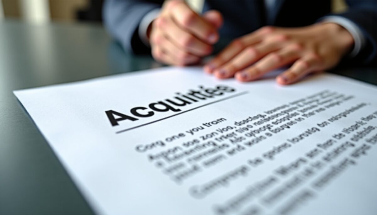 Comprendre la signification de la mention « acquittée » sur un document comptable